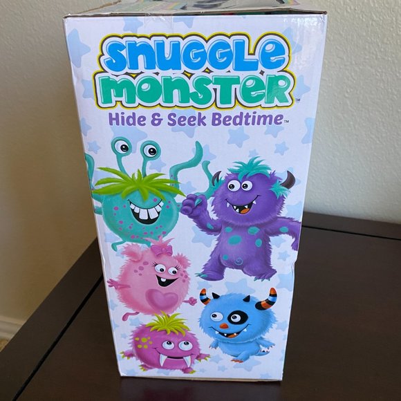 Snuggle Monster Hide Seek Bedtime Storybook And Plush NIB - Picture 7 of 13